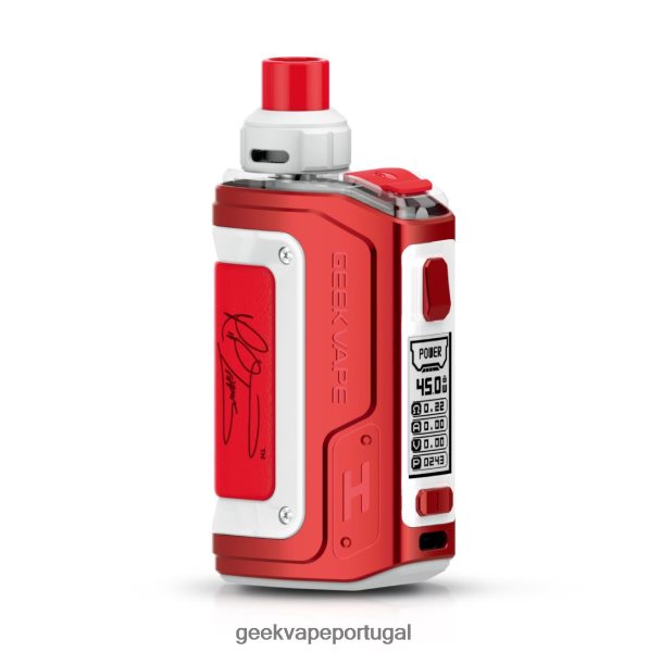 GeekVape Clearance - GeekVape h45 (aegis hero 2) kit mod pod 1400mah 4ml edição rte (vermelho e branco) 6J440698