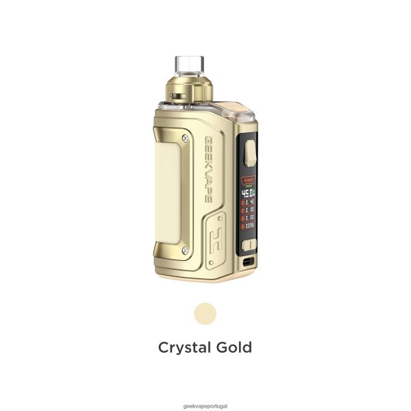 GeekVape Portugal - GeekVape h45 (aegis hero 2) pod mod kit edição de cristal ouro cristalino 6J4406141