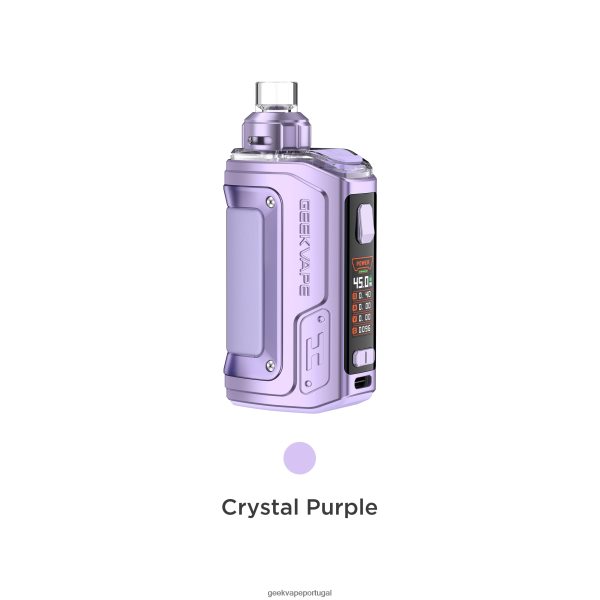 Vape Store GeekVape - GeekVape h45 (aegis hero 2) pod mod kit edição de cristal cristal roxo 6J4406139