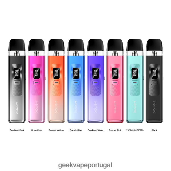 Geek Bar Vape Sabores - GeekVape kit de sistema wenax q pod 1000mah sakura rosa 6J4406160